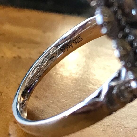 Genuine White Buffalo Sterling Silver Statement Ring 9 - Picture 6 of 9